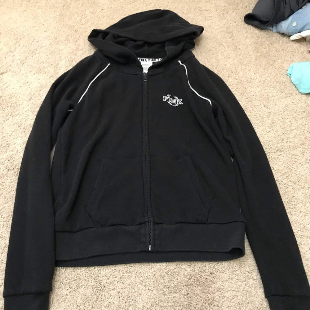 Black PINK Zip-Up Hoodie